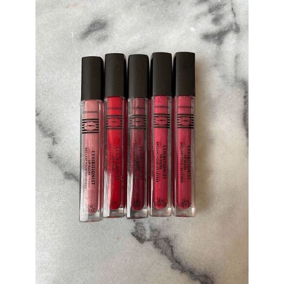 Covergirl Exhibitionist Lip Gloss Lot of 5 - Picture 1 of 2